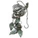 Nature s Nurture Mother Bird With Chicks In Nest Aluminum Resonant Wind Chime Patio Garden Decor