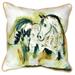 Betsy Drake HJ058 18 x 18 in. Mare & Colt Large Indoor & Outdoor Pillow