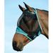 Weatherbeeta Comfitec Fine Mesh Mask Black/Turquoise Pony