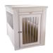 New Age Pet Ecoflex Furniture Style Dog Crate End Table - Antique White Small