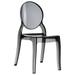 Siesta Elizabeth Polycarbonate Dining Chair Transparent Black