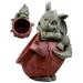 Ebros Naughty Climbing Dragon Baby Planter Pot Mythical Fantasy Home Patio Garden Decor Resin Statue 13 H