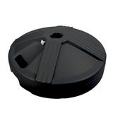 US Weight Fillable 50 Pound Umbrella Base Designed to be Used with a Patio Table (Black)