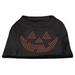 Jack O Lantern Rhinestone Shirts Black XXL (18)