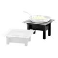 Cal Mil 1409-12-13 One by One Chafer Griddle Black - 12 x 12 x 7 in.