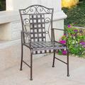 International Caravan Mandalay Iron Patio Chair - Set of 2