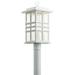 Kichler 49832 Beacon Square 1 Light 21 Tall Outdoor Single Head Post Light - White