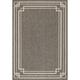 nuLOOM Katalina Simple Border Indoor/Outdoor Area Rug 6 7 x 9 Gray