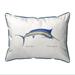 Betsy Drake ZP015 20 x 24 in. Blue Marlin Extra Large Zippered Pillow