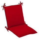 Pillow Perfect Outdoor Hinged Seat & Back Chair Cushion - 37W x 18D x 3H in.