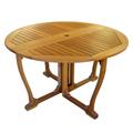 International Caravan Royal Tahiti 52 in. Round Gate Leg Patio Table