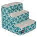 Majestic Pet Links Pet Stairs 3 Steps Teal Machine Washable Removable Cover 18 x 16 x 15