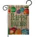 Breeze Decor BD-XM-G-114186-IP-DB-D-US18-SB 13 x 18.5 in. Colorful Ornament Holidays Burlap Winter Christmas Impressions Decorative Vertical Double Sided Garden Flag