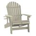 Highwood 2pc King Hamilton Folding & Reclining Adirondack Set with 1 Easy-add Cup Holder