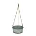 Cheungs Round Galvanized Metal Rope Hanging Metal Planter - Large