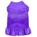 Mirage Pet 57-08 4XPR 22 in. Rhinestone Angel Dress Purple - 4X