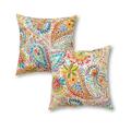 Greendale Home Fashions Jamboree 17 Square Outdoor Throw Pillow (Set of 2)