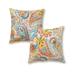 Greendale Home Fashions Jamboree 17 Square Outdoor Throw Pillow (Set of 2)
