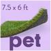 ALLGREEN Pet 7.5 x 6 FT Artificial Grass for Pet Dog Potty Training Indoor/Outdoor Area Rug