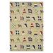 Couristan Outdoor Escape 3 6 X 5 6 Sand Rectangle Area Rugs 68526486036056T