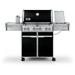 Weber Summit E-470 Propane Gas Grill With Rotisserie Sear Burner & Side Burner - Black - 7171001