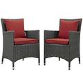 Sojourn 2 Piece Outdoor Patio Sunbrella Dining Set