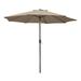 Seasonal Trends 60036 Crank Umbrella 92.9 in H 107.9 in W Canopy 107.9 in L Canopy Round Canopy Steel Frame