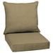 Arden Selections Performance Outdoor Deep Seating Cushion Set 24 x 24 Tan Hamilton