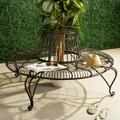 Safavieh Ally Darling Wrought Iron 60.25-in. Outdoor Tree Bench