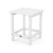 POLYWOOD Long Island 18 Side Table in White
