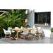 Amazonia Brody Reclaimed Teak 9 Pieces Rectangular Patio Dining set Seating Capacity: 8 Items Included: Chairs and Table