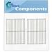 2-Pack BBQ Grill Cooking Grates Replacement Parts for Weber GENESIS SILVER A NG SWE (PORC) CI GRATES (2004) - Compatible Barbeque Stainless Steel Grid 15