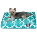 Majestic Pet | Trellis Rectangle Pet Bed For Dogs Removable Cover Teal Small