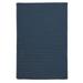 Colonial Mills Blue s RUNNER Simply Home In-Outdoor Area Rug 2x12 - Lake Blue