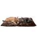 FurHaven Pet Products ThermaNAPâ„¢ Faux Fur Self-Warming Pet Bed Mat - Espresso Large