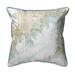 Betsy Drake HJ13230BB 18 x 18 in. Buzzards Bay MA Nautical Map Large Corded Indoor & Outdoor Pillow