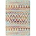 Reflect Tamako Diamond and Chevron Moroccan Trellis 5x8 Indoor or Outdoor Area Rug Multicolored