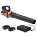 Positec WG584 40V Power Share Turbine Cordless Blower with Brushless Motor Black