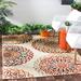 SAFAVIEH Veranda Axum Geometric Indoor/Outdoor Area Rug 9 x 12 Cream/Red