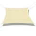 Sunshades Depot 21 x 23 180GSM Sun Shade Sail Rectangle Permeable Canopy Tan Beige Customize Size Available Commercial For Patio Garden Preschool Kindergarten Playground Outdoor Facility Activities