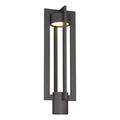 WAC Lighting Chamber 20 LED 3000K Traditional Aluminum Post Light in Bronze