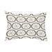 Simply Daisy 14 x 20 Nautical Geo Lines Ivory Nautical Decorative Outdoor Pillow