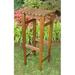 Highland Outdoor Acacia Bar Stools (Set of 2)