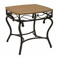 International Caravan Valencia Wicker Resin Patio Side Table