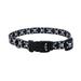 8-12 L x 3/8 W Coastal Pet Styles Adjustable Dog Collar Skulls