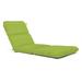 Sunbrella Solid Outdoor Chaise Cushion 74 x 22 in. - Canvas Macaw