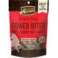 Merrick Power Bites Natural Soft And Chewy Real Meat Dog Treats Grain Free Snack With Real Beef Recipe 6 oz. Bag