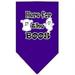 Mirage Pet 66-174 SMPR Here for the Boos Screen Print Bandana Purple - Small