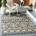 SAFAVIEH Veranda Dogon Southwestern Indoor/Outdoor Area Rug 2 7 x 5 Grey/Beige