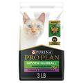 Purina Pro Plan Hairball Management Indoor Cat Food Shredded Blend Turkey and Rice Formula 3 lb. Bag